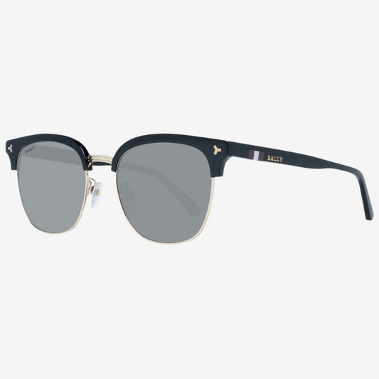 Bally – Black Metal & Plastic Trapezium Sunglasses