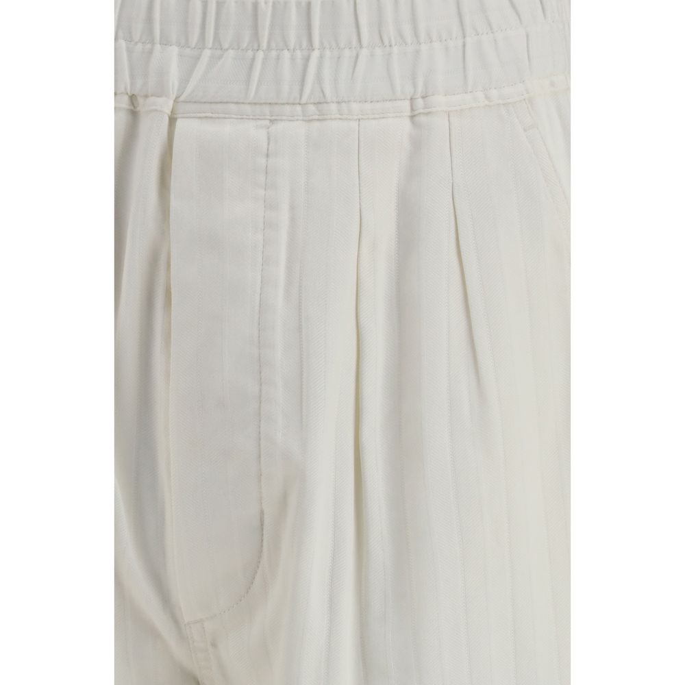 Tom Ford - White Cotton Casual Pants