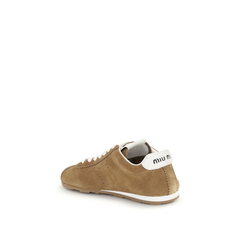 Miu Miu - Suede Plume Sneakers