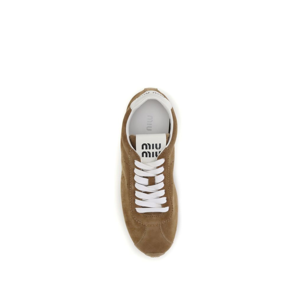 Miu Miu - Suede Plume Sneakers
