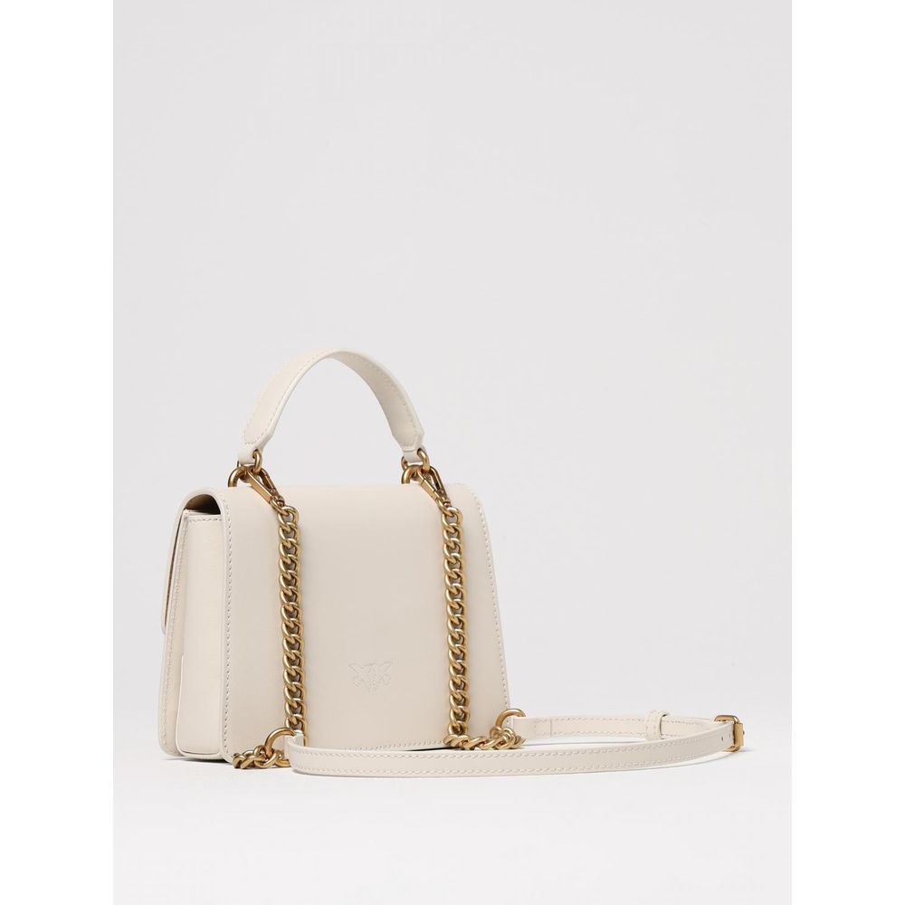 PINKO - White Leather Handbag