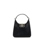 Balenciaga-  Black Lamb Leather Shoulder Bag