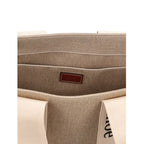 Chloé - Beige Linen Tote Bag