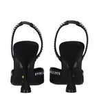 Stuart Weitzman - Black Satin Stiletto Heel