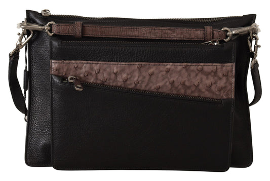 Dolce & Gabbana – Black Leather Sling Bag