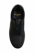 Saint Laurent – Black Low-Top Leather Sneakers