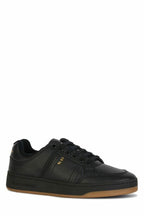 Saint Laurent – Black Low-Top Leather Sneakers
