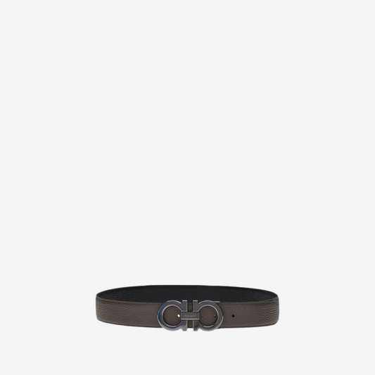Salvatore Ferragamo – Reversible Gancini Leather Belt