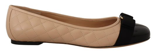 Salvatore Ferragamo – Vara Quilted Leather Flats