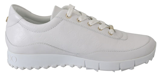 Jimmy Choo – White Leather Sneakers