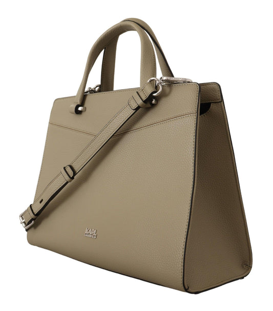 Karl Lagerfeld – Sage Green Leather Tote