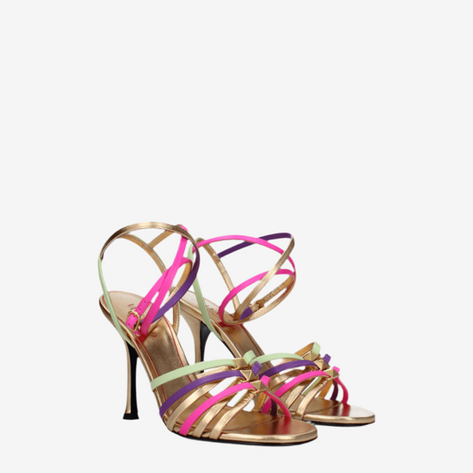 Valentino Garavani – Multicolor Leather High Heel