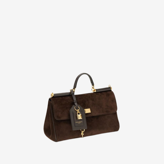 Dolce & Gabbana – My Sicily Suede Handbag