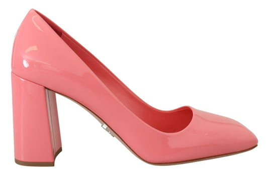 Prada – Elegant Pink Square Toe Heels