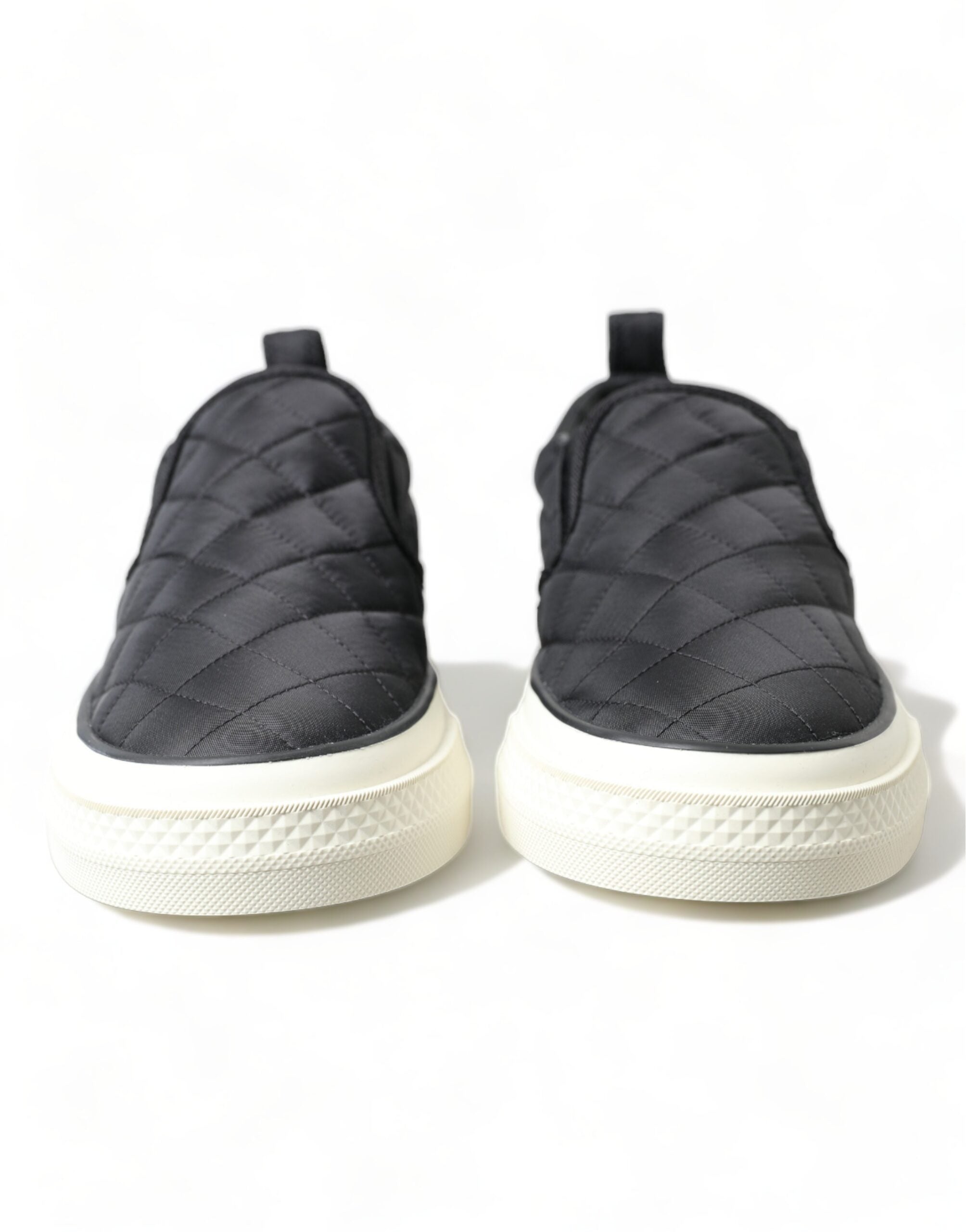 Dolce & Gabbana – Black Quilted Canvas Sneakers