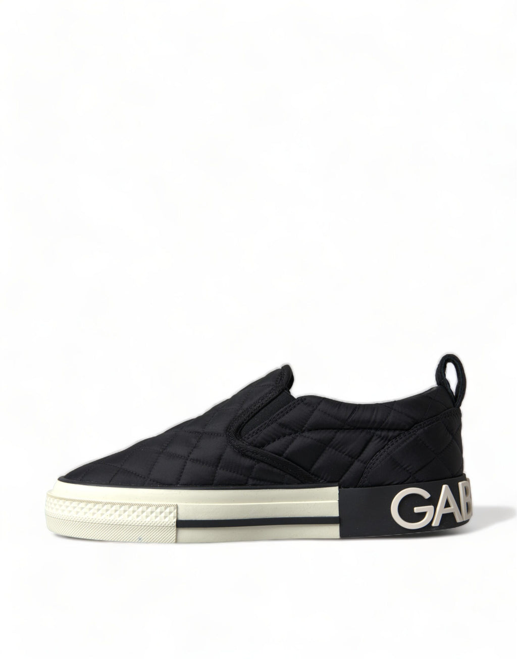Dolce & Gabbana – Black Quilted Canvas Sneakers