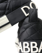 Dolce & Gabbana – Black Quilted Canvas Sneakers