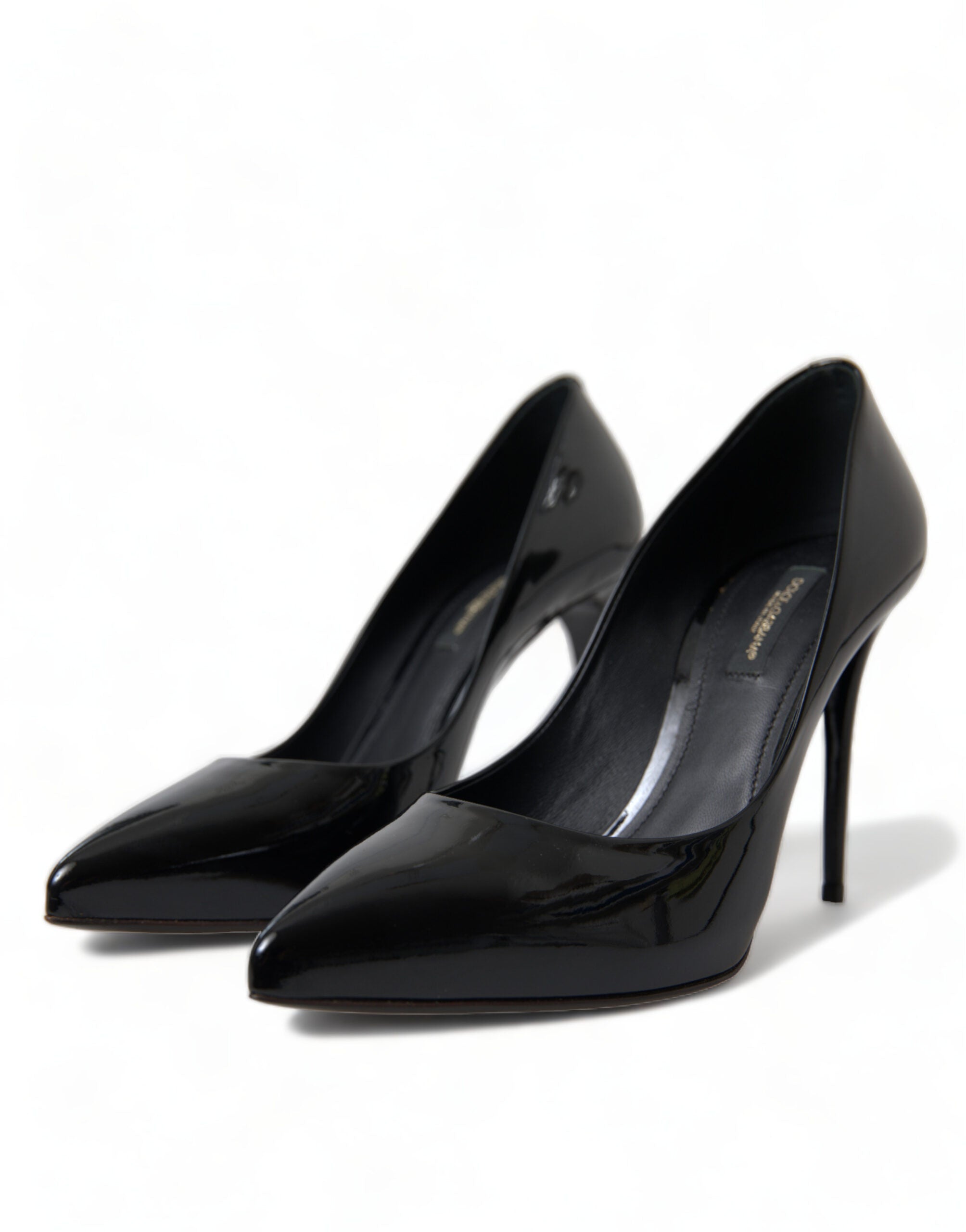 Dolce & Gabbana - Elegant Black Patent Stiletto Heels