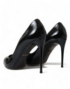 Dolce & Gabbana - Elegant Black Patent Stiletto Heels