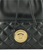 Versace – Black Lambskin Bucket Bag