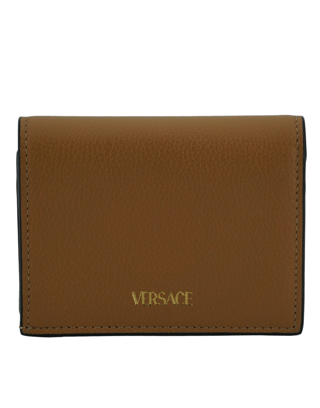 Versace – Brown Medusa Compact Wallet