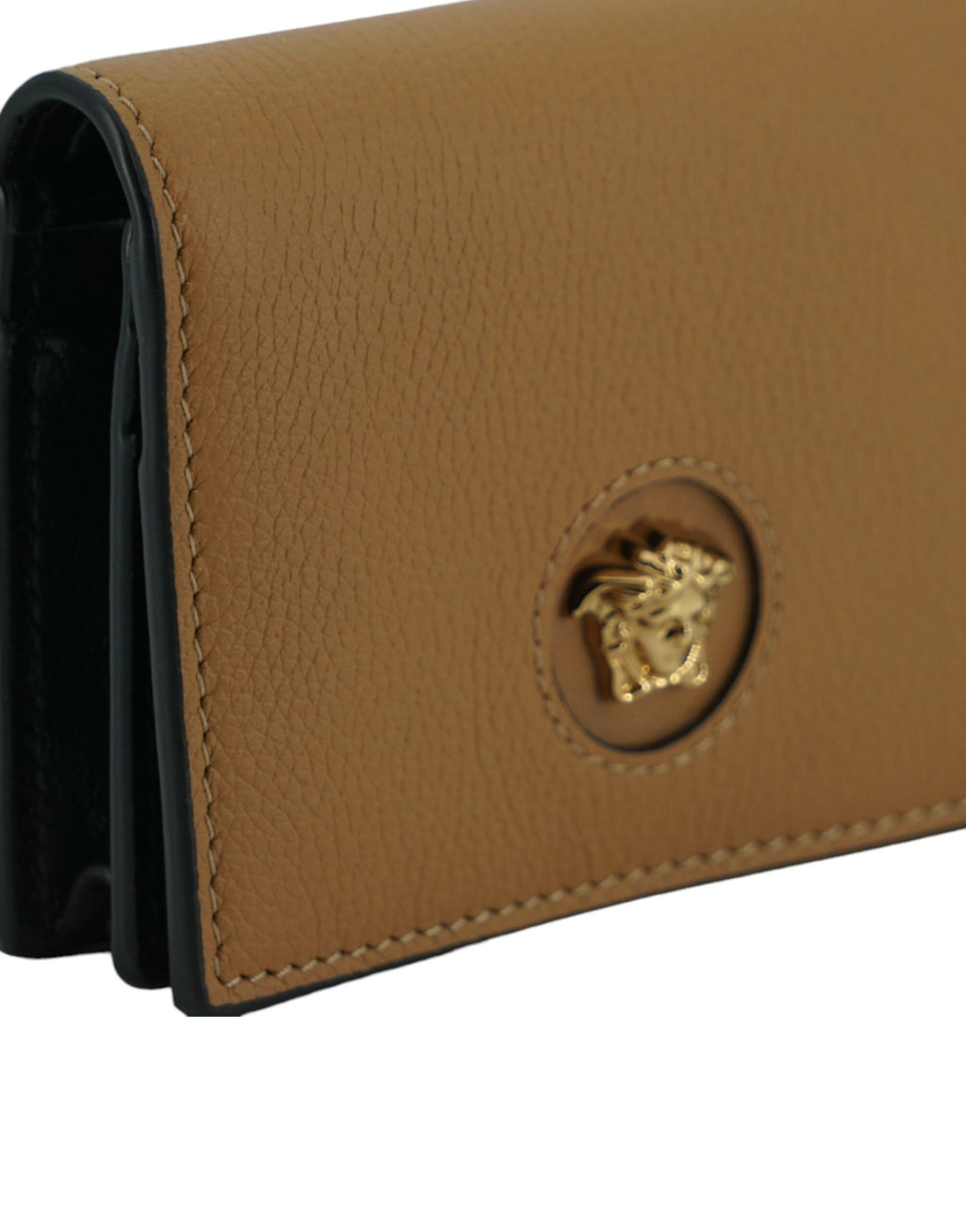 Versace – Brown Medusa Compact Wallet