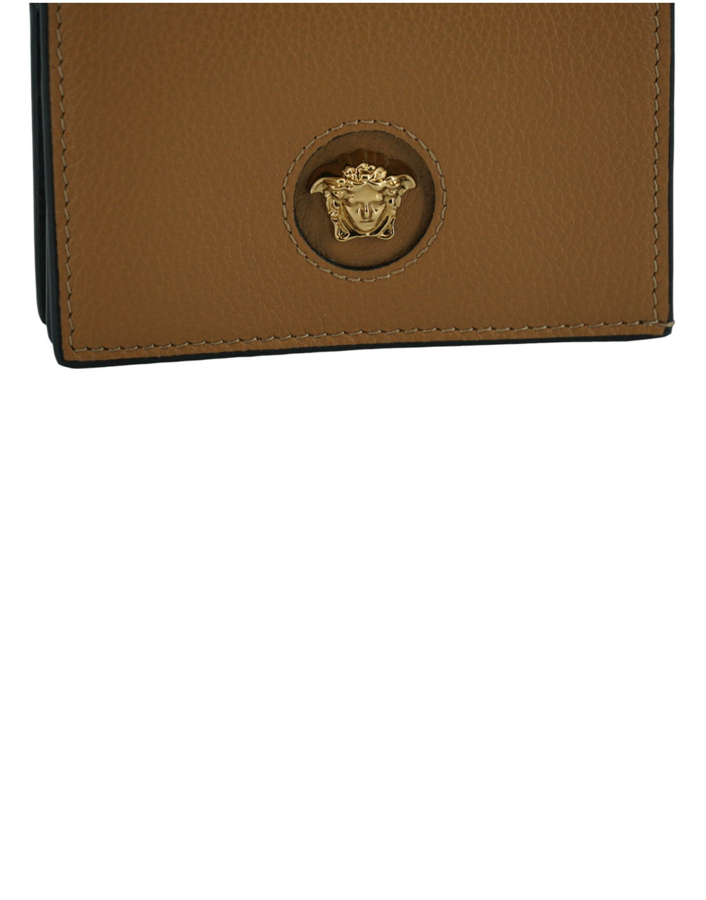 Versace – Brown Medusa Compact Wallet