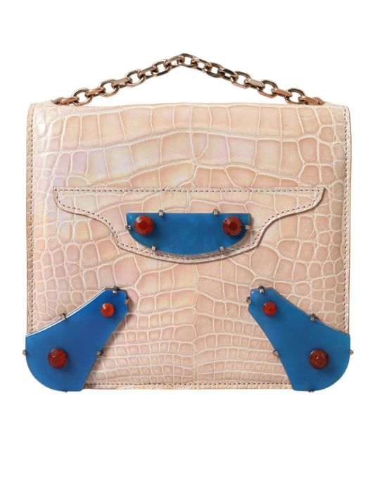 Balenciaga – Neo Classic Mini Chain Bag in Crocodile Leather