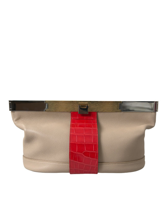 Balenciaga – Two-Tone Alligator & Calf Leather Clutch