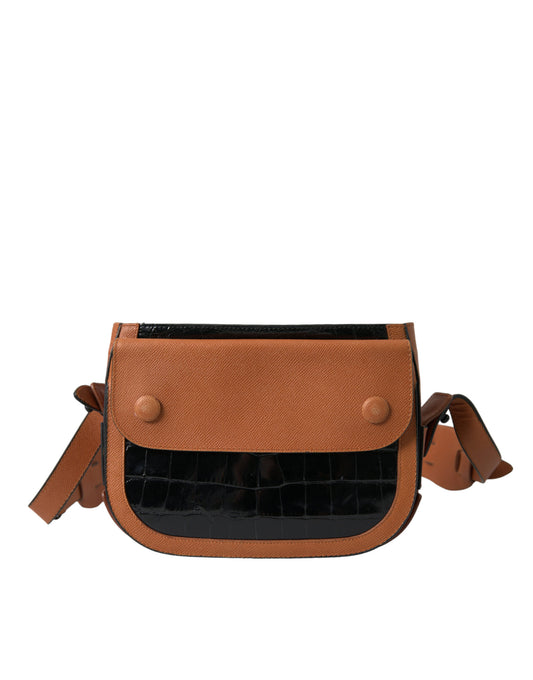 Balenciaga – Crocodile Camera Bag Black & Brown
