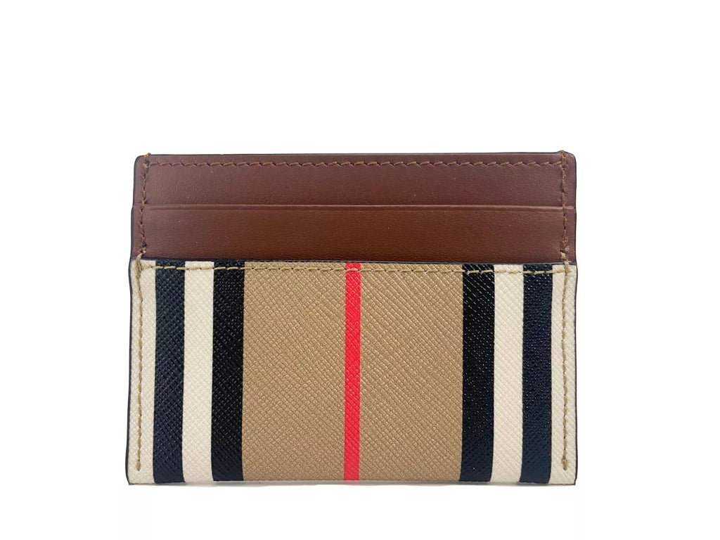 Burberry – Sandon Tan Check Card Case