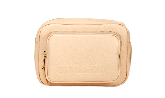 Burberry – Small Peach Pink Leather Camera Bag