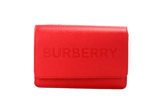Burberry – Hampshire Small Red Leather Crossbody