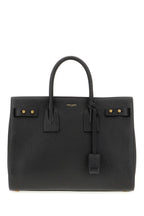 Saint Laurent – Black Sac De Jour Leather Handbag