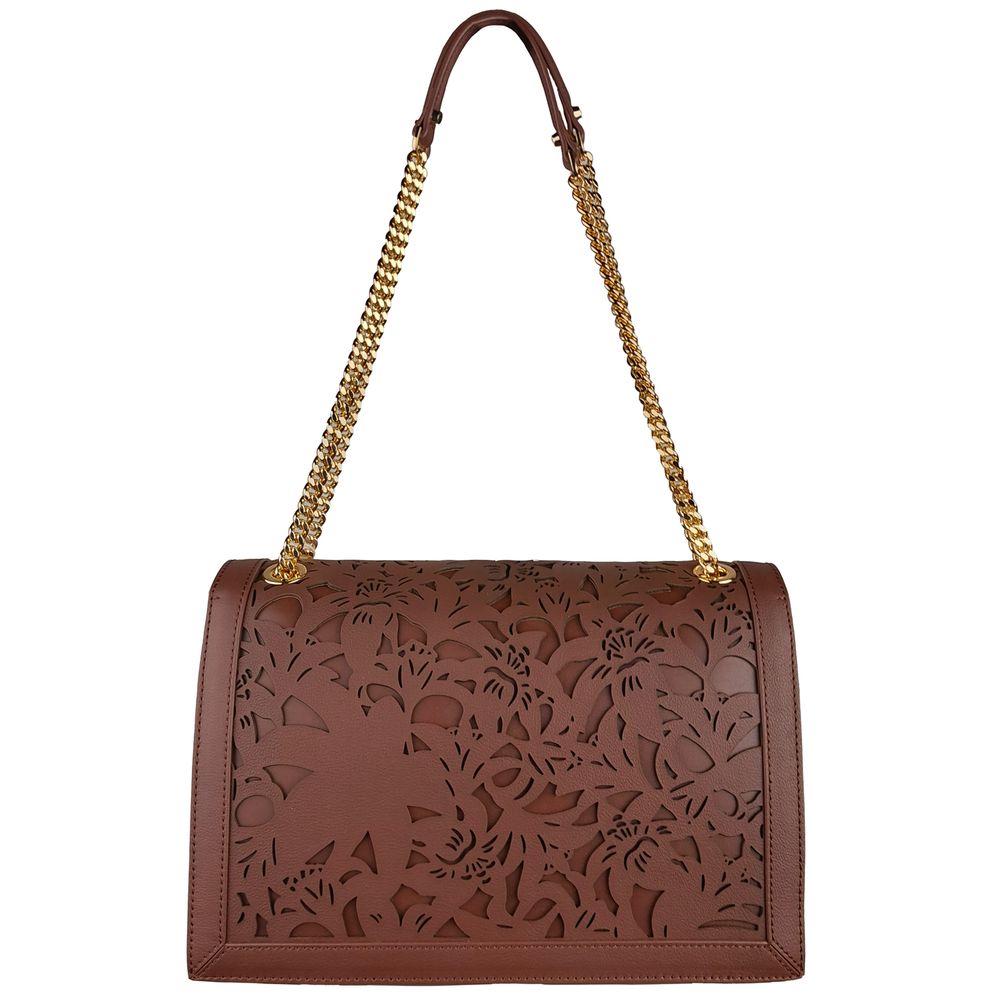 Baldinini – Brown Calfskin Crossbody Bag
