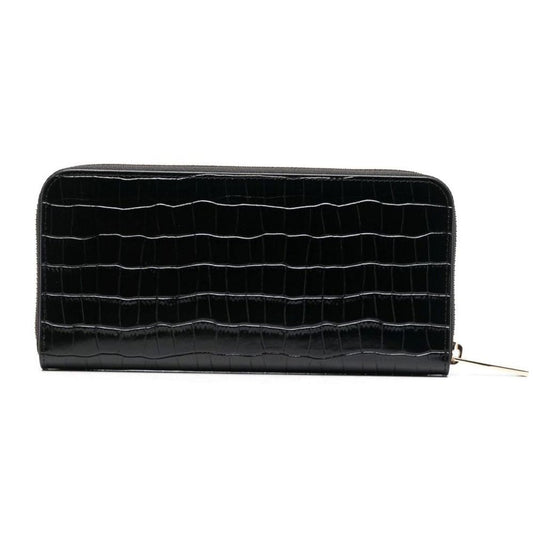 Baldinini Trend – Black Croco Print Leather Wallet