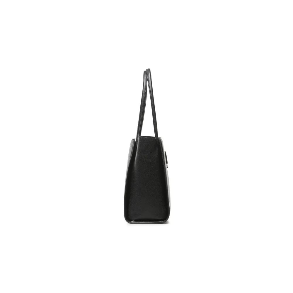 Plein Sport - Chic Ebony Tote with Silver Logo Accent