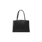 Plein Sport - Chic Ebony Tote with Silver Logo Accent