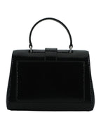 Jimmy Choo – Black Cheri Lizard Leather Top Handle Bag