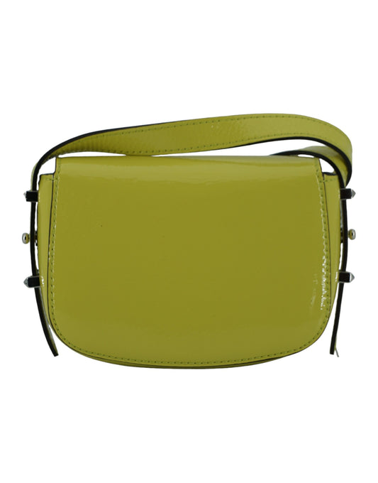 Jimmy Choo – Lime Yellow Patent Leather Shoulder Bag