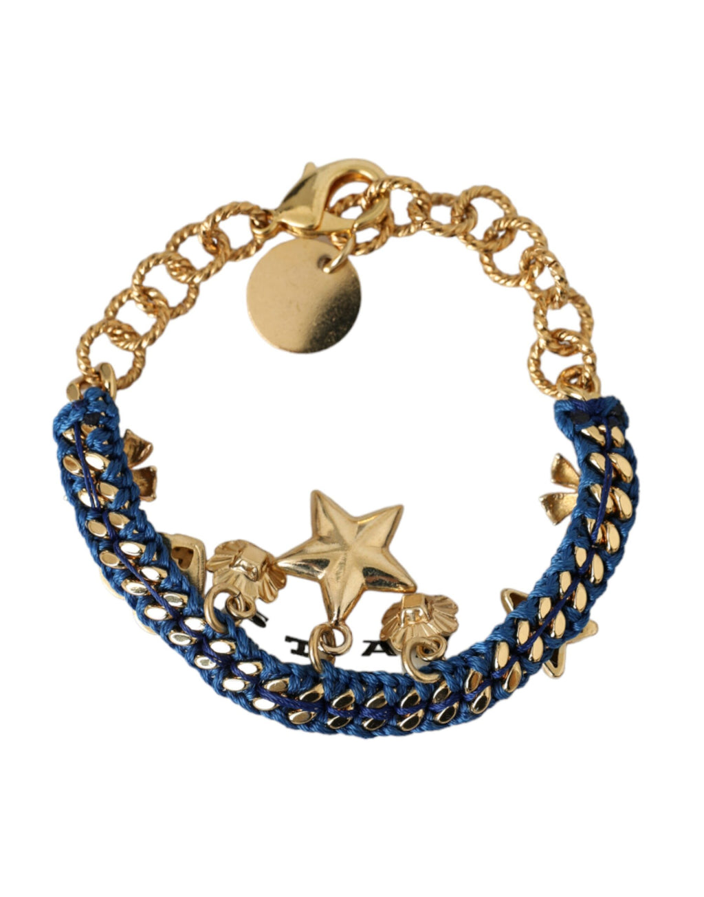 Dolce & Gabbana - Gold Tone Brass Chain Star Fashion Bracelet