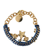 Dolce & Gabbana - Gold Tone Brass Chain Star Fashion Bracelet