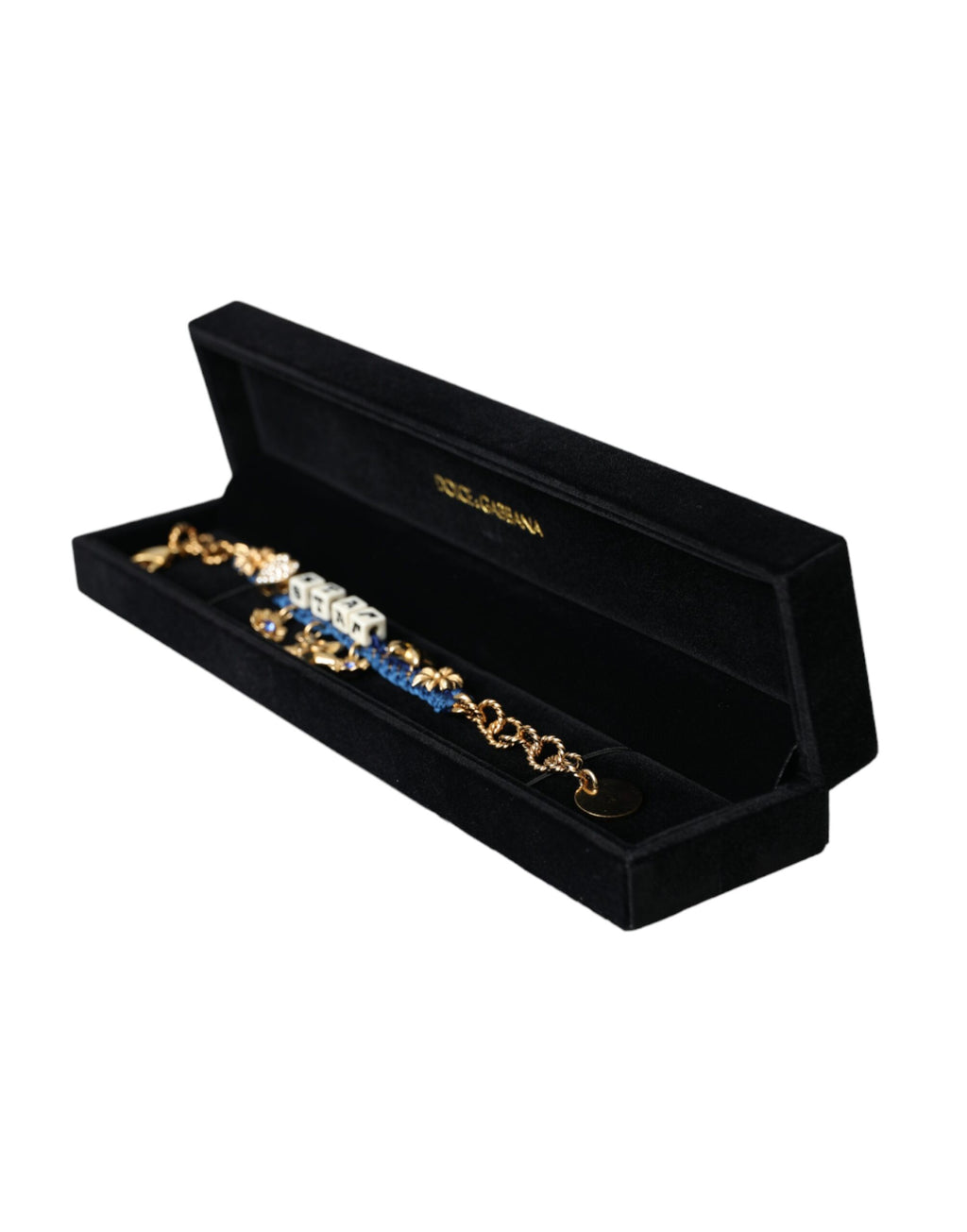 Dolce & Gabbana - Gold Tone Brass Chain Star Fashion Bracelet