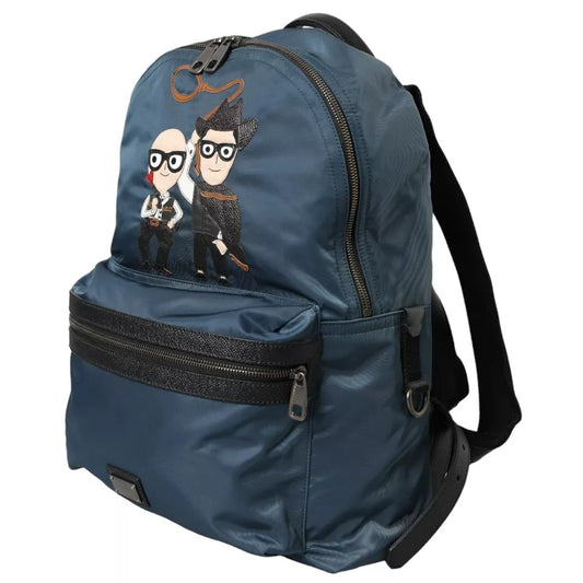 Dolce & Gabbana – Blue #DGFamily Patch Backpack