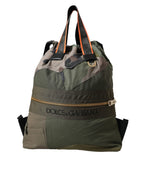 Dolce & Gabbana - Military Green Patchwork Rucksack Backpack
