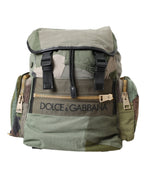 Dolce & Gabbana - Military Green Patchwork Rucksack Backpack