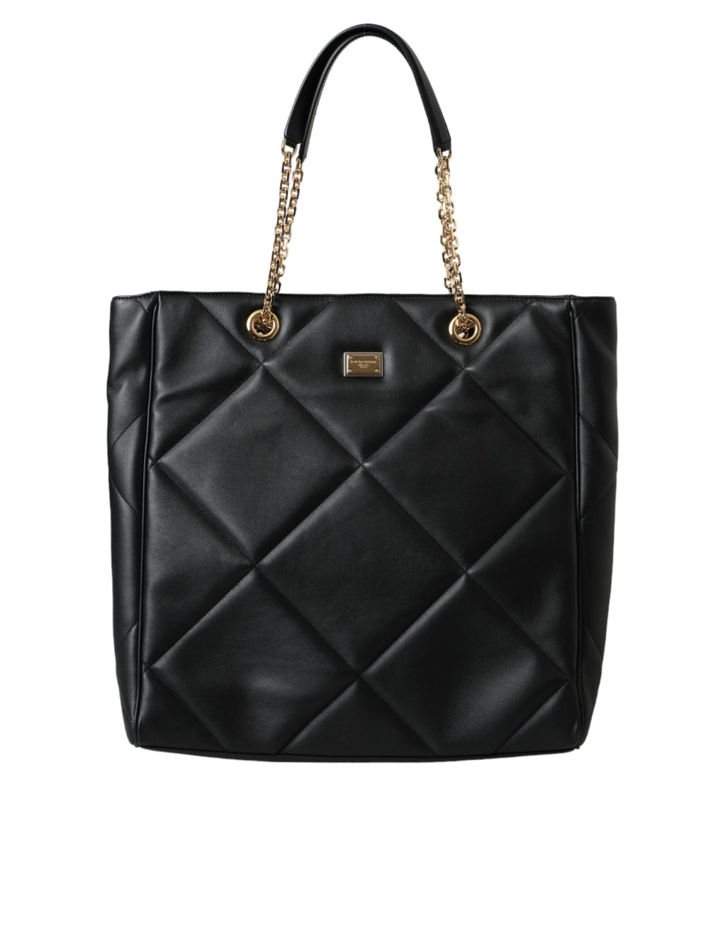 Dolce&Gabbana – Jungle Quilted Tote Bag Black