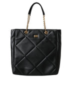 Dolce&Gabbana – Jungle Quilted Tote Bag Black