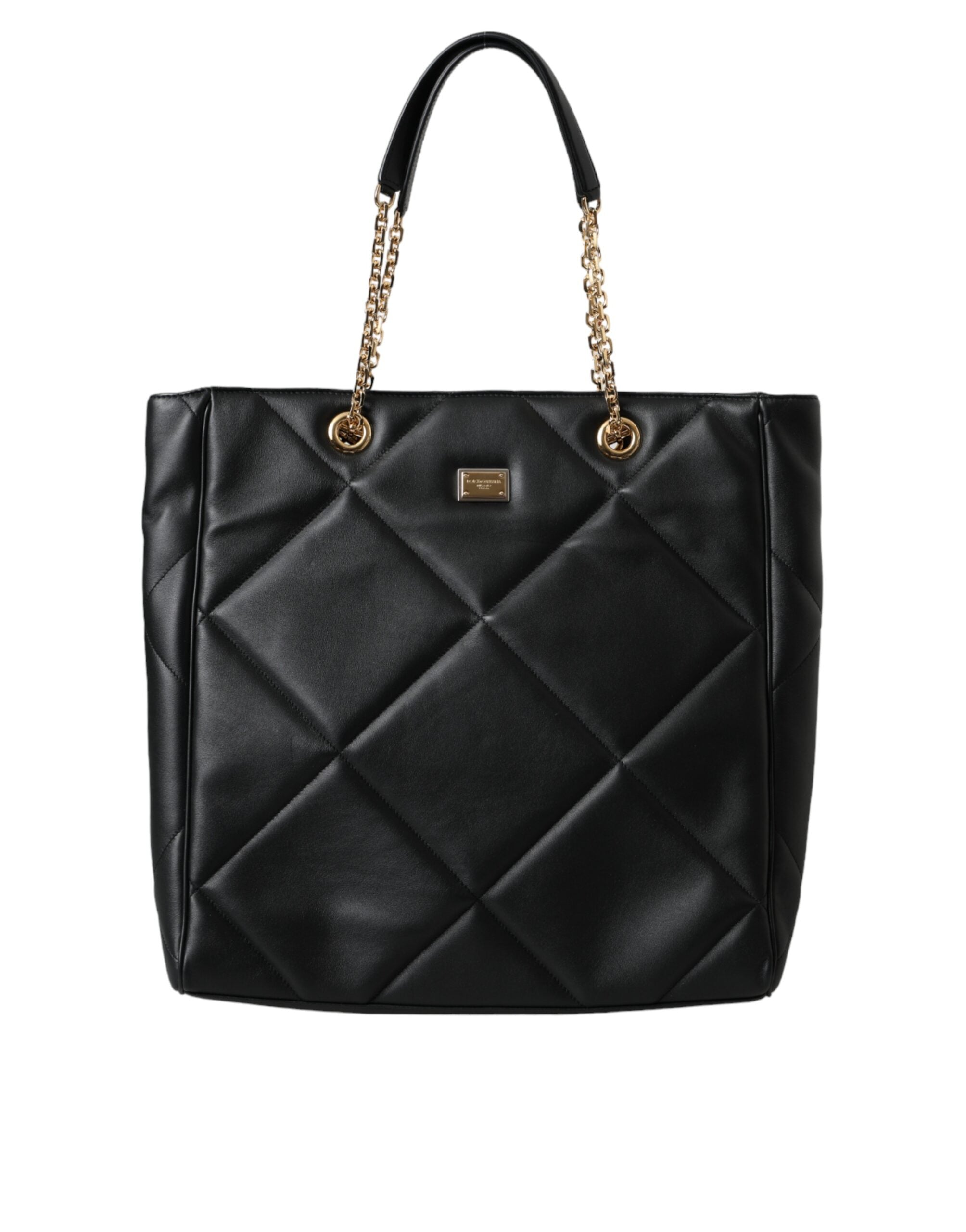 Dolce&Gabbana – Jungle Quilted Tote Bag Black