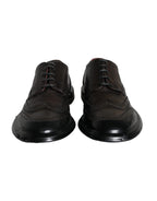Dolce & Gabbana – Black Leather Oxford Wingtip Shoes